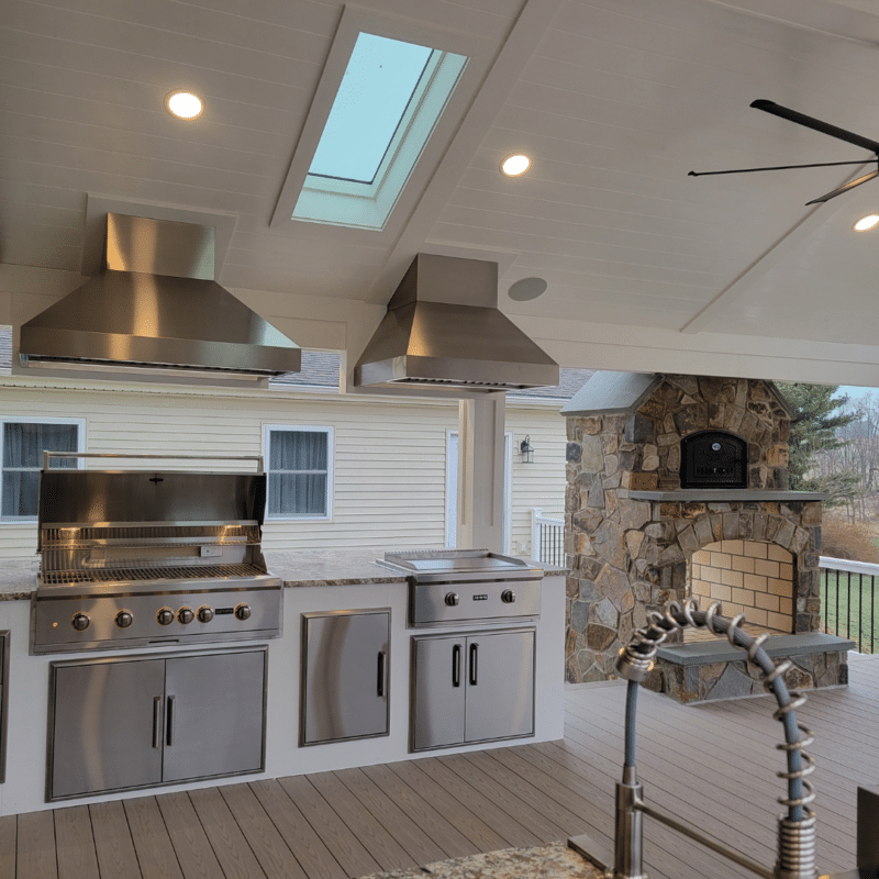 Outdoor Kitchen Installation and Residential Outdoor Fireplace Installer